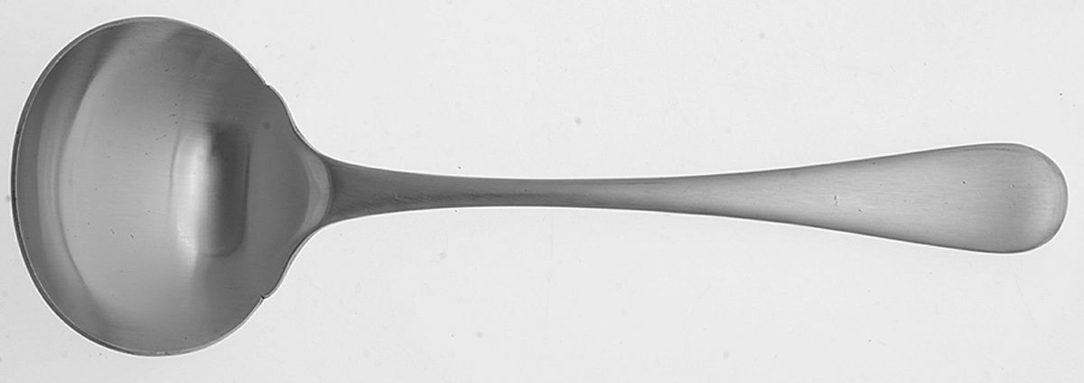 Heron (Stainless) Solid Gravy Ladle by Oxford Hall-1
