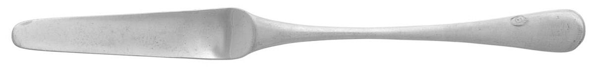 Heron (Stainless) Flat Handle Master Butter Knife by Oxford Hall-1