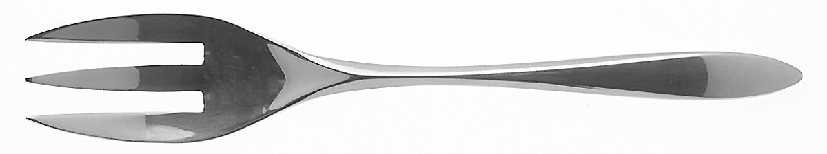 Libra (Stainless) Medium Solid Cold Meat Serving Fork by Oxford Hall-1