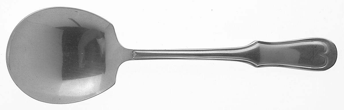New Britain (Stainless) Solid Smooth Casserole Spoon by Oxford Hall-1
