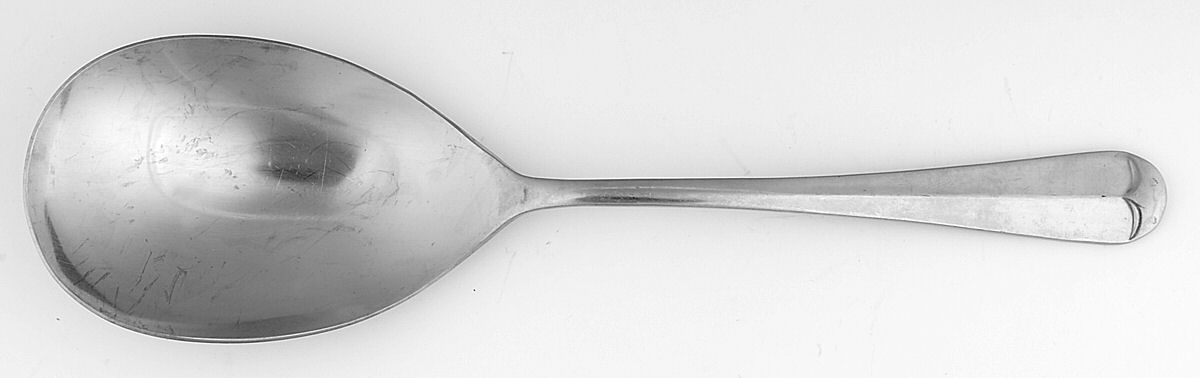 Old Westbury (Stainless) Solid Serving Spoon by Oxford Hall-1