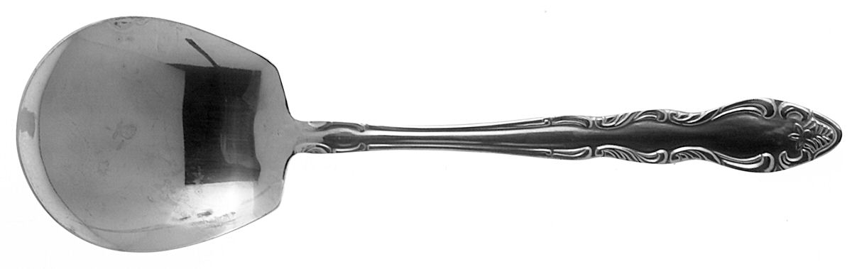 Tally Ho (Stainless) Solid Shell Casserole Spoon by Oxford Hall-1