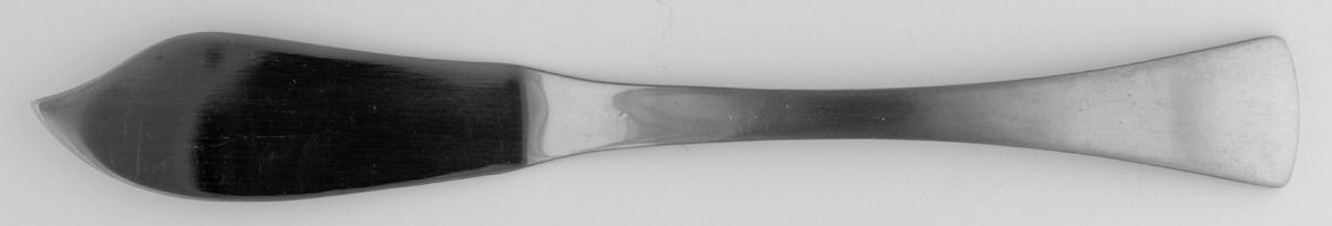 Venus (Stainless) Flat Handle Master Butter Knife by Oxford Hall-1
