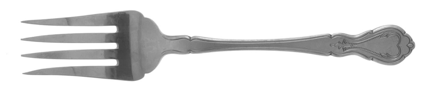 OXH15 (STAINLESS) Medium Solid Cold Meat Serving Fork by Oxford Hall-1