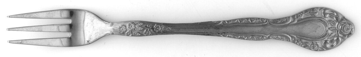 OXH19 (STAINLESS) Cocktail/Seafood Fork by Oxford Hall-1