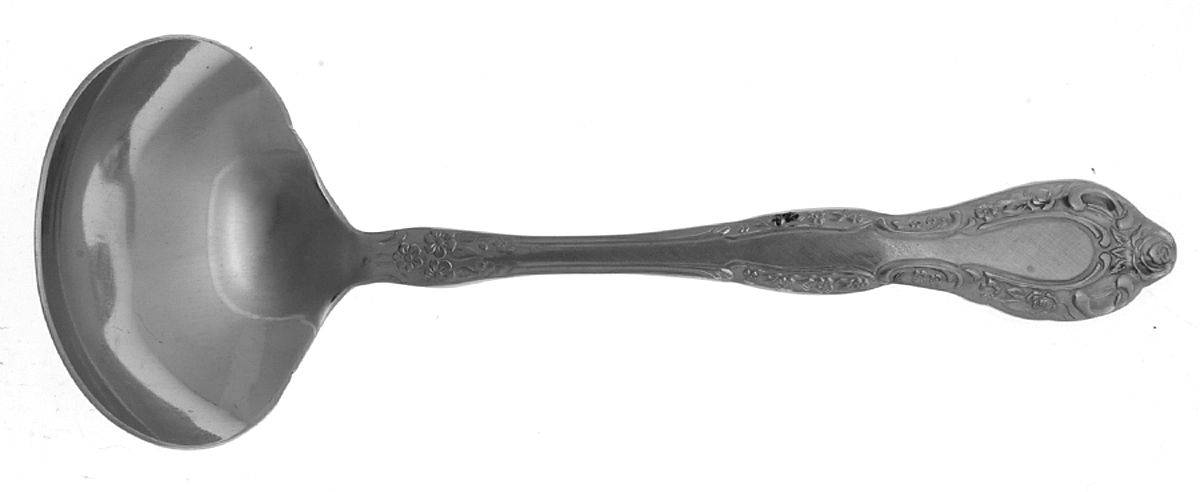 OXH19 (STAINLESS) Solid Gravy Ladle by Oxford Hall-1