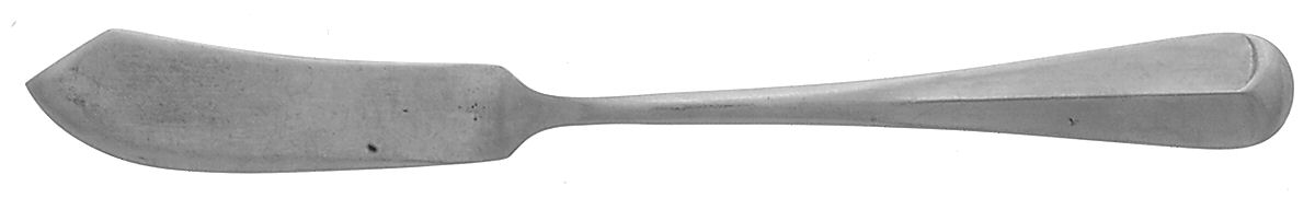 OXH20 (STAINLESS) Flat Handle Master Butter Knife by Oxford Hall-1