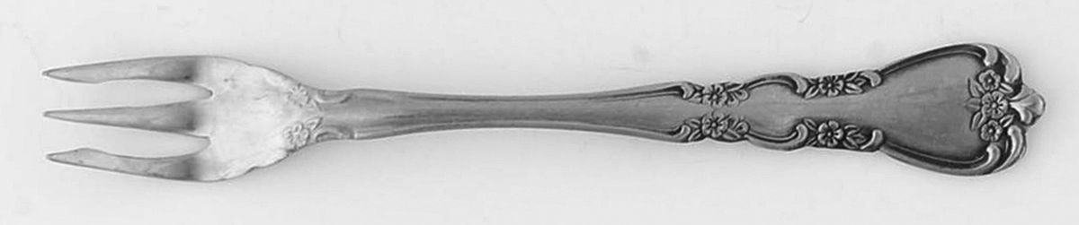 Rose Flute (Stainless) Cocktail/Seafood Fork by Oxford Hall-1