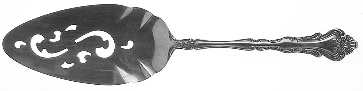 La Traviata (Stainless) Pierced All Stainless Pie Server by Oxford Hall-1