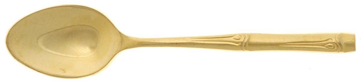 OXH5 (GOLD ELECTROPLATE) Demitasse Spoon by Oxford Hall-1
