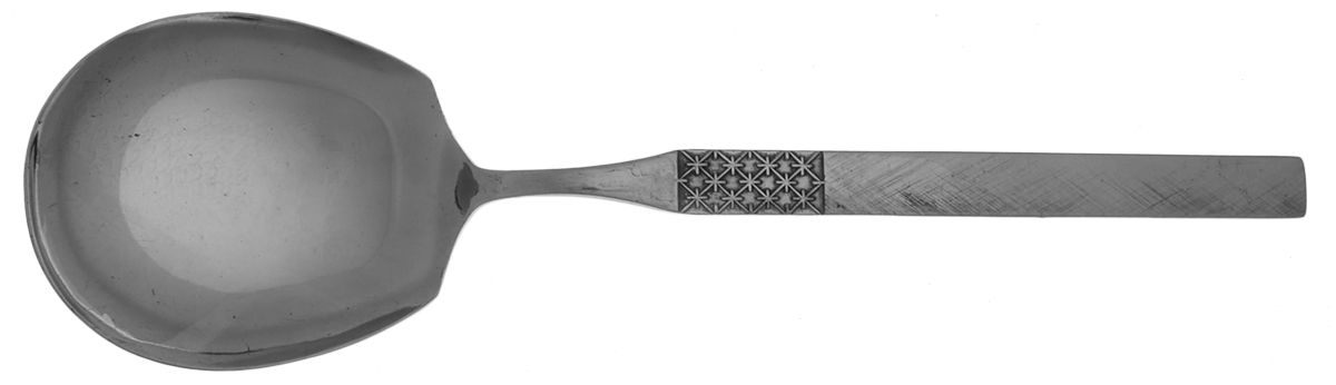 OXH58 (STAINLESS) Solid Smooth Casserole Spoon by Oxford Hall-1
