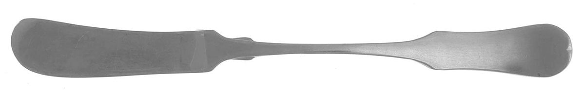 OXH59 (STAINLESS) Flat Handle Butter Spreader by Oxford Hall-1