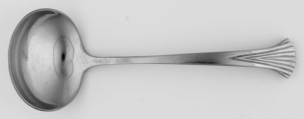 OXH62 (STAINLESS) Solid Gravy Ladle by Oxford Hall-1