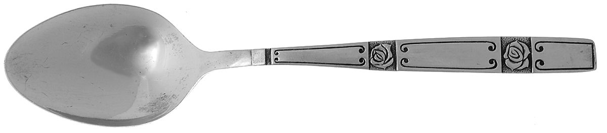 Rose Couplet (Stainless) Teaspoon by Oxford Hall-1