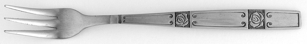 Rose Couplet (Stainless) Cocktail/Seafood Fork by Oxford Hall-1