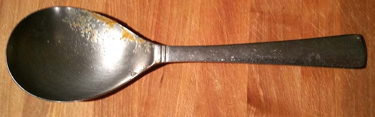 Impala (Stainless) Solid Smooth Casserole Spoon by Oxford Hall-1