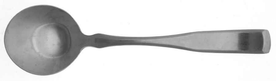 Old Fiddle (Stainless) Round Bowl Soup Spoon (Cream Soup) by Oxford Hall-1