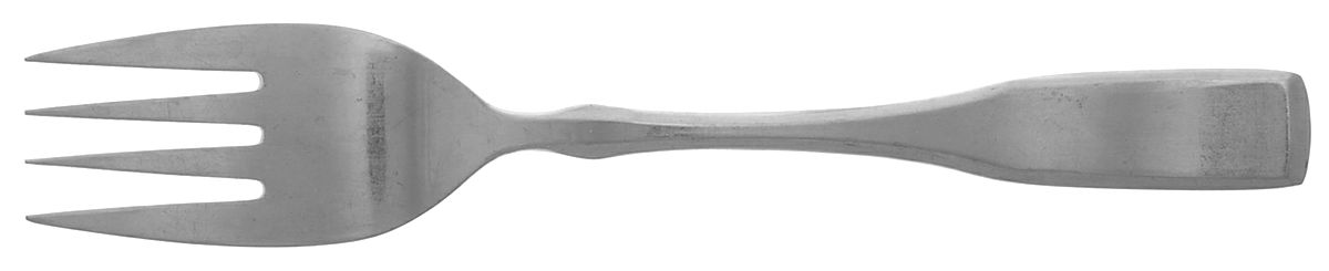 Old Fiddle (Stainless) Medium Solid Cold Meat Serving Fork by Oxford Hall-1