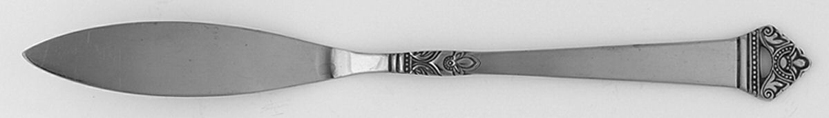 Portico (Stainless) Flat Handle Master Butter Knife by Oxford Hall-1