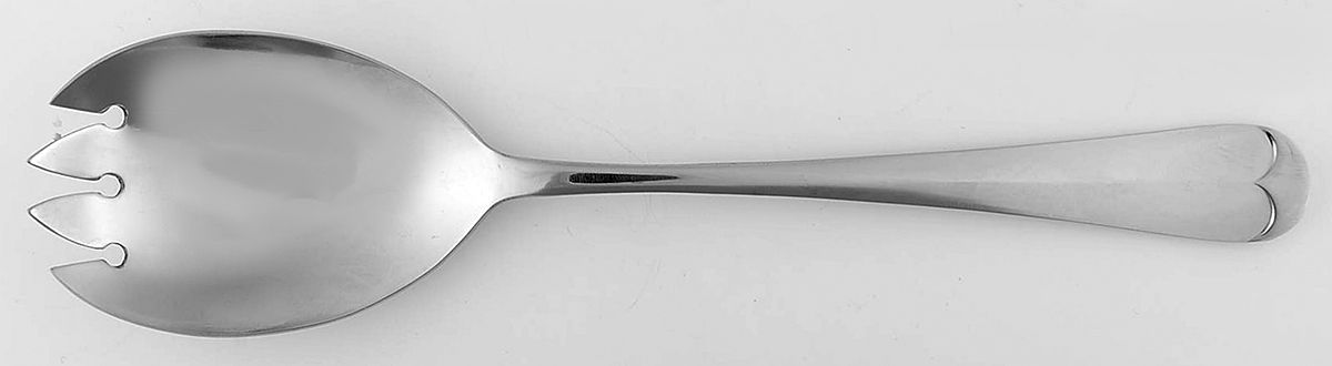Sagamore (Stainless) Solid Salad Serving Fork by Oxford Hall-1