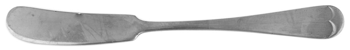 Sagamore (Stainless) Flat Handle Butter Spreader by Oxford Hall-1