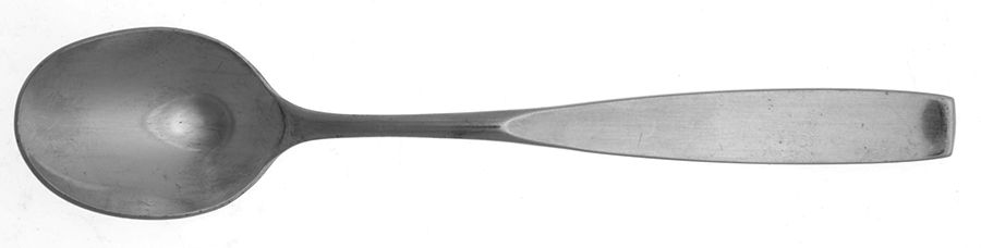 Secretariat (Stainless, Satin, Thin Handle) Sugar Spoon by Oxford Hall-1