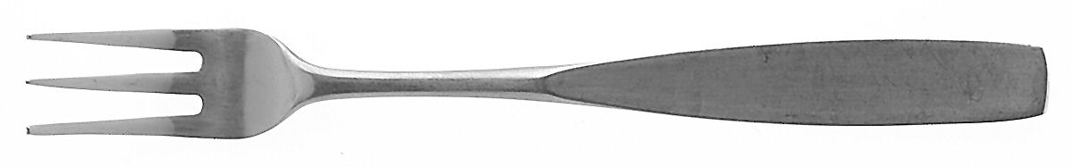Secretariat (Stainless, Glossy, Thin Handle) Cocktail/Seafood Fork by Oxford Hall-1