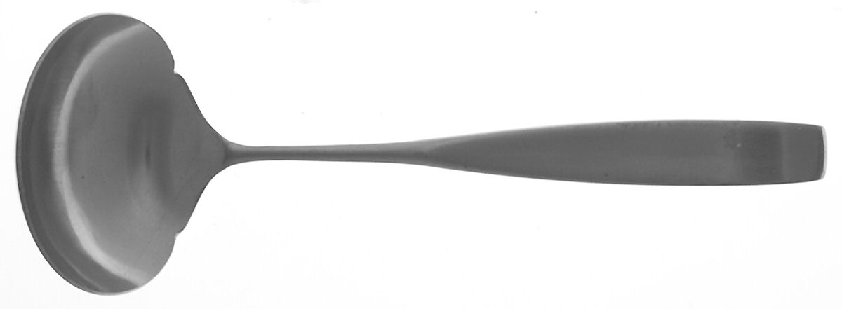 Secretariat (Stainless, Glossy, Thin Handle) Solid Gravy Ladle by Oxford Hall-1