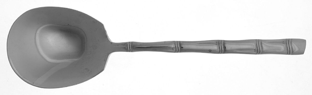 Shantung (Stainless) Solid Smooth Casserole Spoon by Oxford Hall-1