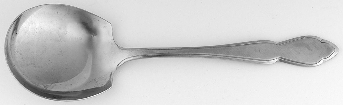 Shoreham (Stainless) Solid Smooth Casserole Spoon by Oxford Hall-1