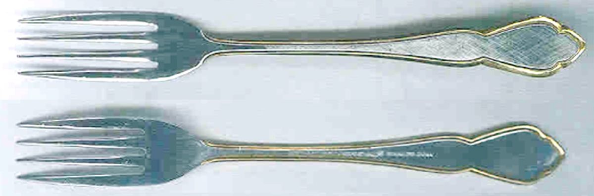 Shoreham Gold (Stainless, Gold) Fork by Oxford Hall-1