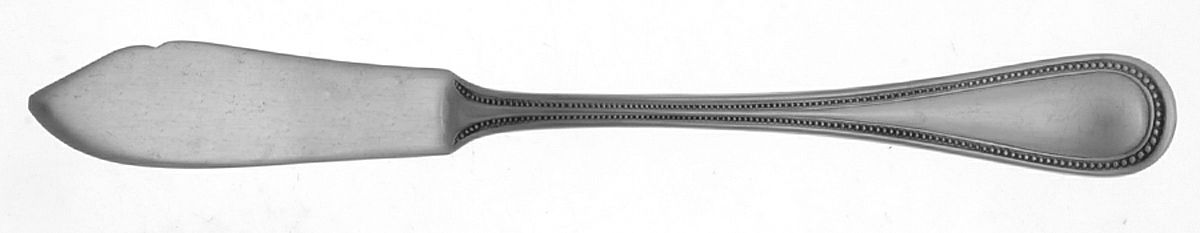 Stratton (Stainless) Flat Handle Master Butter Knife by Oxford Hall-1