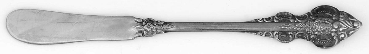 Sutherland (Stainless) Flat Handle Butter Spreader by Oxford Hall-1