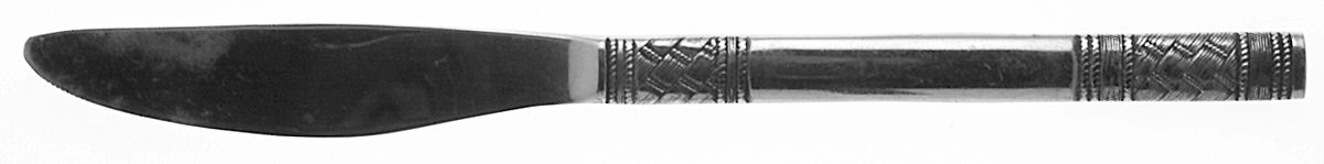 Weave (Stainless) Modern Solid Knife by Oxford Hall-1