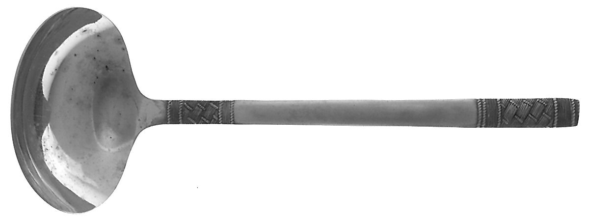 Weave (Stainless) Solid Gravy Ladle by Oxford Hall-1