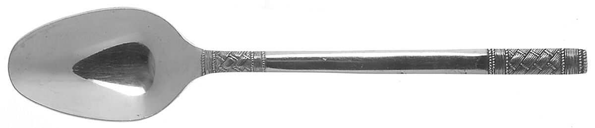 Weave (Stainless) Place/Oval Soup Spoon by Oxford Hall-1