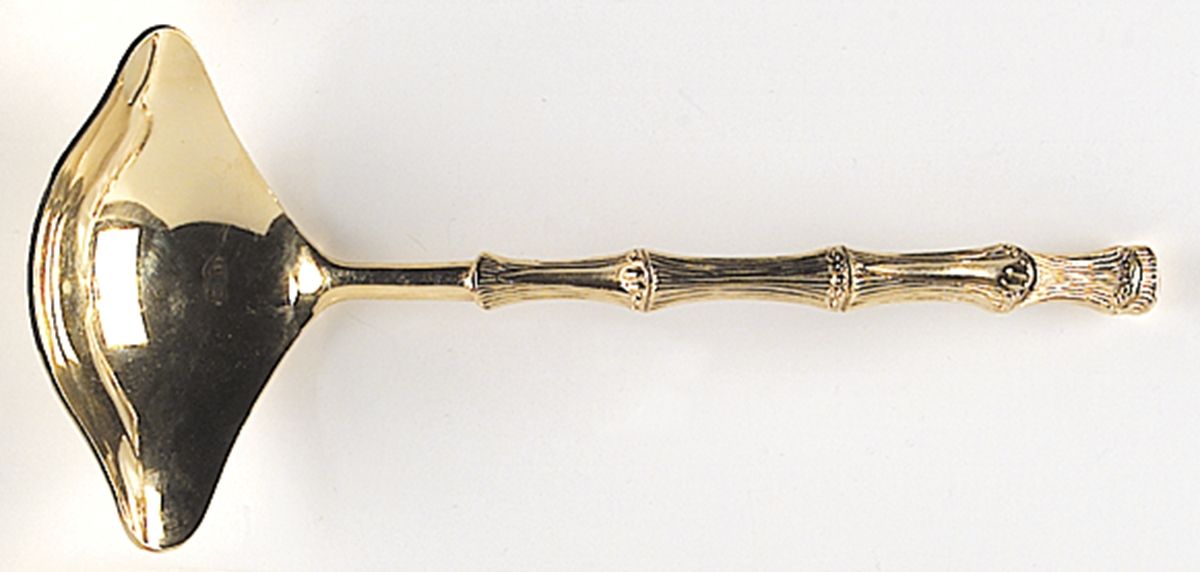 Gold Jade (Gold Electroplate) Solid Gravy Ladle by Oxford Hall-1