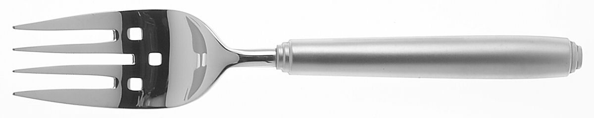 Lamais Medium Solid Cold Meat Serving Fork by Oneida Silver-1