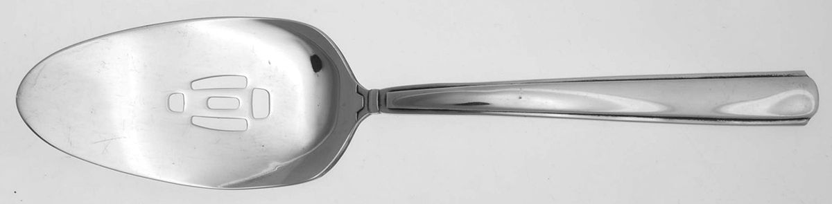 Rendition (Silverplate) Solid Pierced Pie Server by Oneida Silver-1