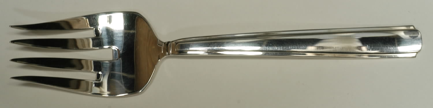 Rendition (Silverplate) Medium Solid Cold Meat Serving Fork by Oneida Silver-1