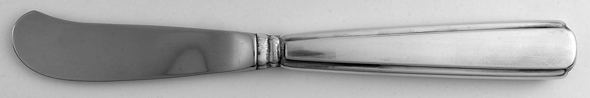 Rendition (Silverplate) Butter Spreader Hollow Hdl-Paddle/Stainless Blade by Oneida Silver-1