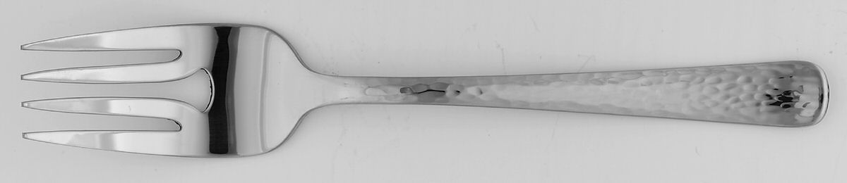 Martele (Stainless) Medium Solid Cold Meat Serving Fork by Oneida Silver-1