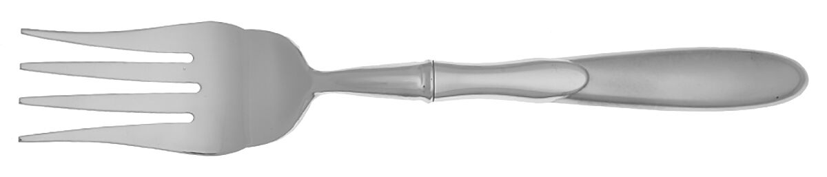 Paradox (Stainless) Cold Meat Fork Large, Stainless Tines HC by Oneida Silver-1