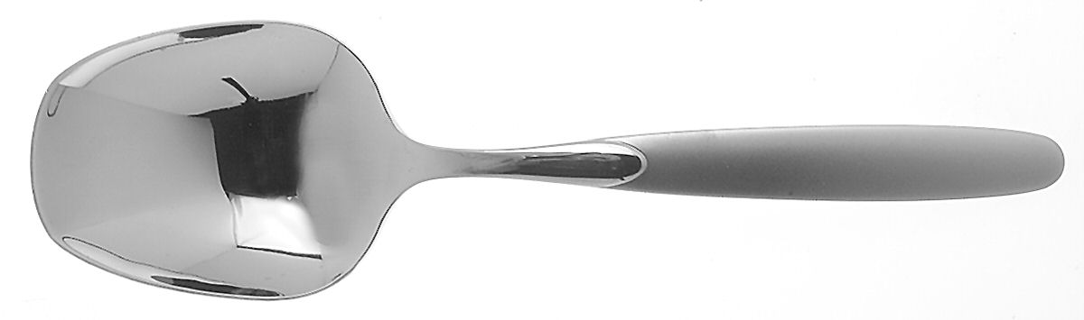 Paradox (Stainless) Solid Smooth Casserole Spoon by Oneida Silver-1