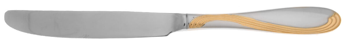 Golden Camber (Stainless, Gold Accent) New French Solid Knife by Oneida Silver-1