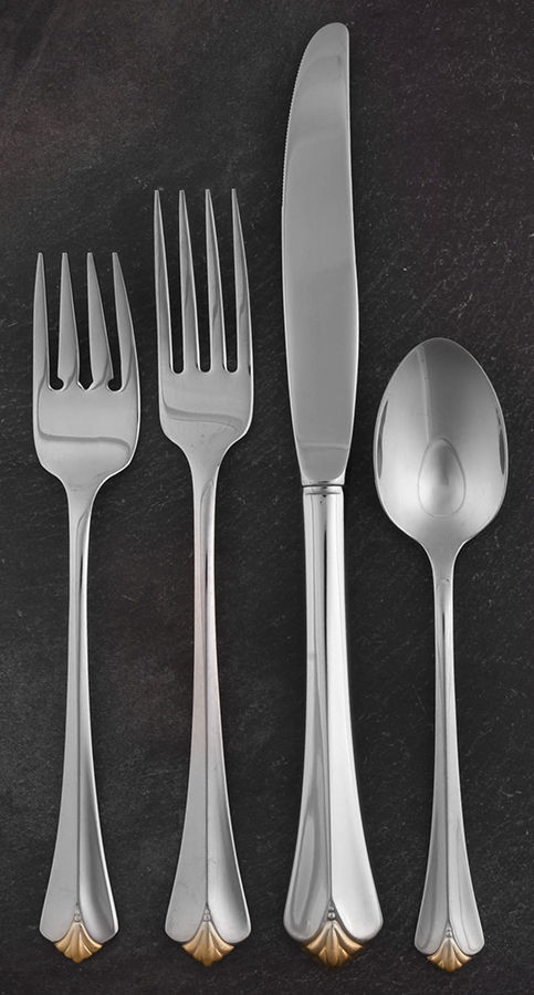 Westgate (Stainless) 4 Piece Place Setting by Oneida Silver-1