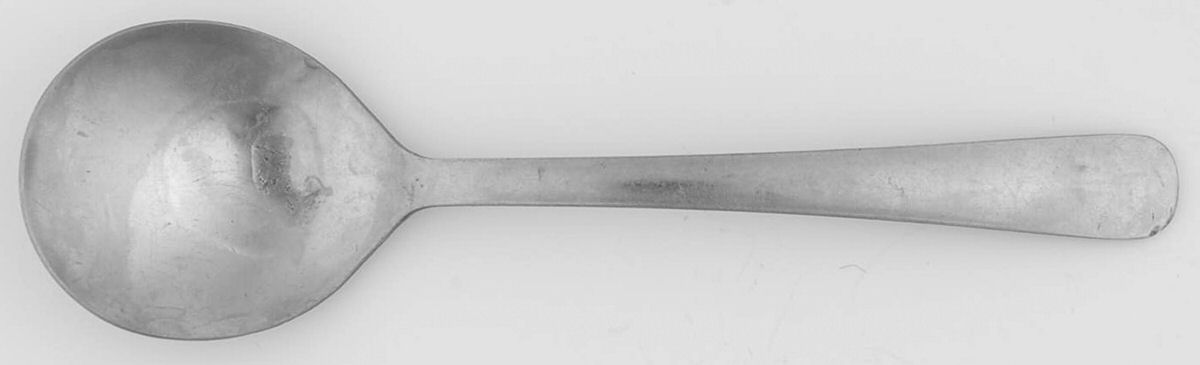 OHS130 (STAINLESS) Round Bowl Soup Spoon (Cream Soup) by Oneida Silver-1