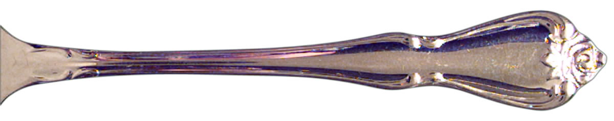 Golden Arbor Rose-True Rose Fork by Oneida Silver-1