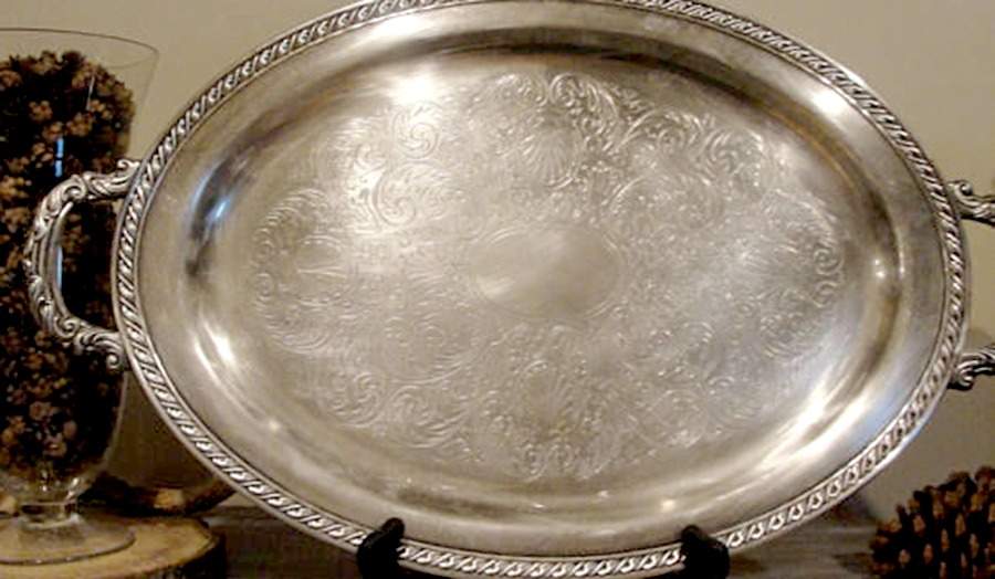Maybrook (Silverplate Hollowware) 24" Waiter Tray by Oneida Silver-1