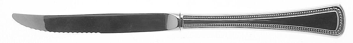 Golden Needlepoint-Beadedartistry Individual Steak Knife Hollow Handle by Oneida Silver-1